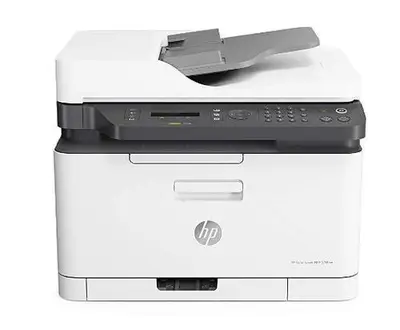 Multifunctional Laser Color HP MFP 179fnw, A4, 18 ppm, Fax, ADF, Retea, Wireless (Alb)