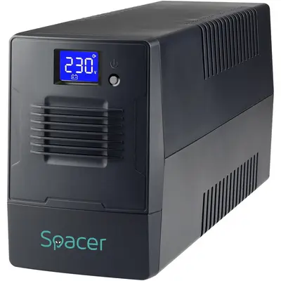 spacer UPS Spacer Line Int. cu management SPUP-2000D-LIT01, 2000VA/1200W, AVR, LCD, 4 prize Schuko…