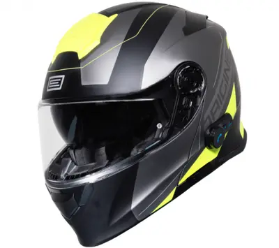Casca moto Origine Delta Spike rabatabila cu ochelari, Bluetooth incorporat, culoare fluo galben…