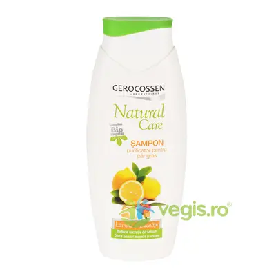 Sampon Purificator pentru Par Gras cu Lamaie si Eucalipt Natural Care 400ml