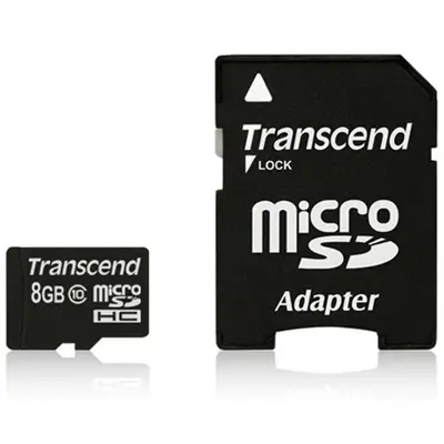 Transcend Card memorie Transcend Micro SDHC 8GB Class 10