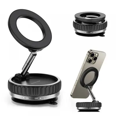 techsuit Suport Auto Magnetic Techsuit S15, Universal, Negru