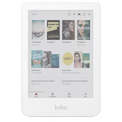 eBook Reader Clara Colour Touchscreen 16GB Wi-Fi Alb