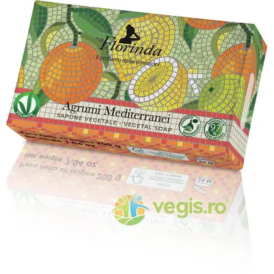 Sapun Solid cu Parfum de Citrice si Bergamota Florinda 100g