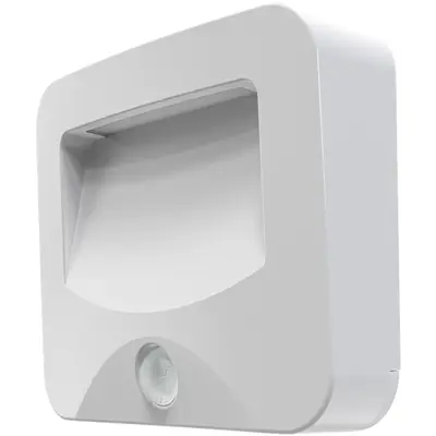 Calex Spot LED exterior Calex Spot On cu senzor, lumina calda, 10 lm, cu baterii, IP44, Negru