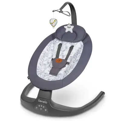 Balansoar si sezlong, Lionelo, Ralf, 2 in 1, Electric, Cu telecomanda si cablu USB, Cu miscare…