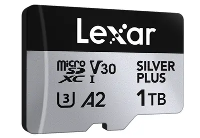 Card de memorie Lexar Silver Plus 1066x LMSSIPL001T-BNANG, 1TB, microSDXC, UHS-I U3, A2, 4K, V30