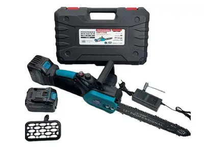 Mini Drujba electrica 300mm, 12'' inch, 8AH, 48V, cu 2 acumulatori brushless, model BLUE…