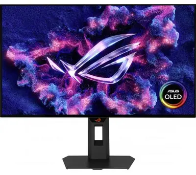 Monitor Gaming OLED ASUS ROG Strix 26.5inch XG27AQWMG, QHD (2560 x 1440), HDMI, DisplayPort, Pivot…