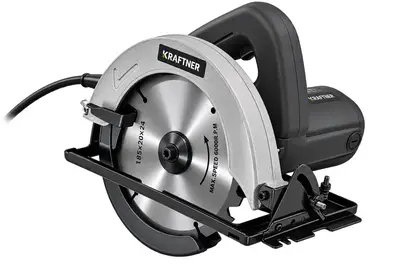 Fierastrau circular 1400W, 5300rot/min, disc 185mm, taiere 65mm la 90°, reglaj unghi 45°, sina de…