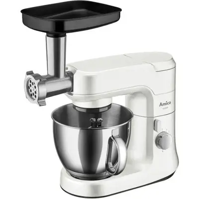 AMICA Robot de bucatarie Amica KML 4011, 1000W, bol inox 4.5L, 8 trepte de viteza, Alb