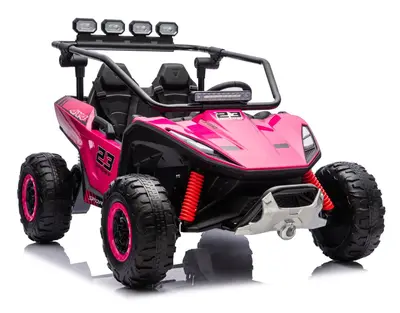 UTV electric pentru 2 copii Kinderauto Vector V2 Dune-Buggy, 220W, 12V, roti moi, scaun tapitat…