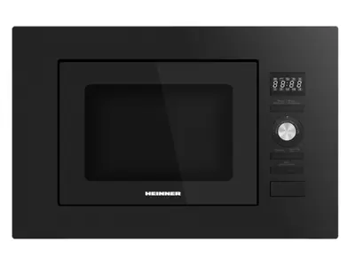 Cuptor cu microunde incorporabil HEINNER HMW-MDBI20GDBK, 800 W, 20 l, Grill 1000 W, 5 trepte…