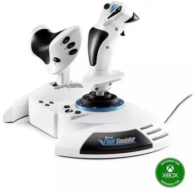 THRUSTMASTER Joystick Thrustmaster T.Flight Hotas One Microsoft Flight Simulator Edition, Alb…