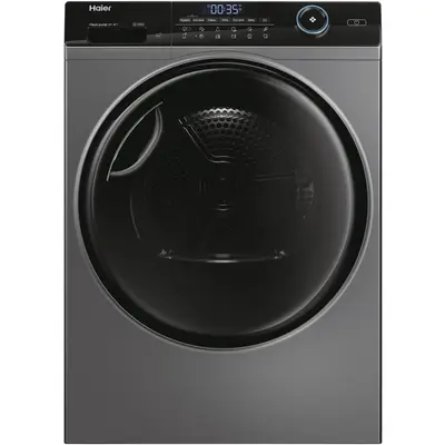 HAIER Uscator de rufe Haier HD80-A3959R-S, Pompa de caldura, 8 kg, Clasa A+++, Motor Inverter…
