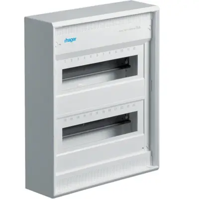 Tablou Volta aparent 24 (2X12) module Hager VA24B