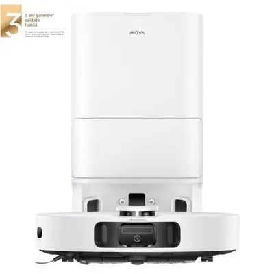 Robot aspirator si mop MOVA E40 Ultra, 19000Pa, Auto-curatare, Perii anti-incurcare, Statie…