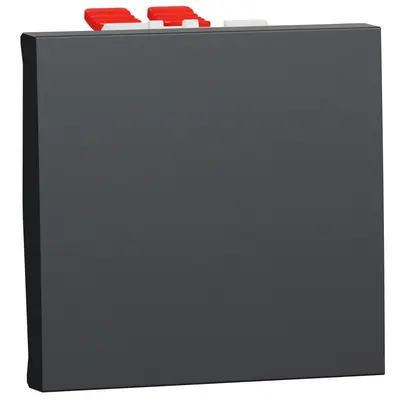 Intrerupator cap cruce 10A 2 module Schneider Noua Unica NU320554, antracit
