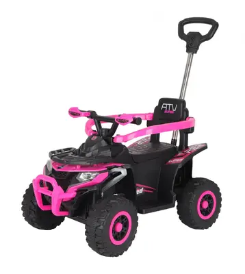 ATV electric pentru copii, 4 in 1, Kinderauto Hercules, cu maner, 35W 6V, telecomanda, echipare…