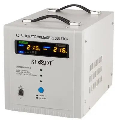 Stabilizator de tensiune cu relee 5000VA / 3500W Kemot URZ3438-5000