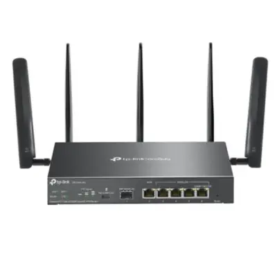 Router Wireless TP-Link Omada ER706W-4G, 4x LAN, Dual-Band, Wifi 6 (Negru)