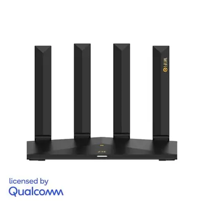 Router Wireless ZTE T3000, AX3000, Dual-Band, Wi-Fi 6, zLink Boost, Easy Mesh, Dual - Core…