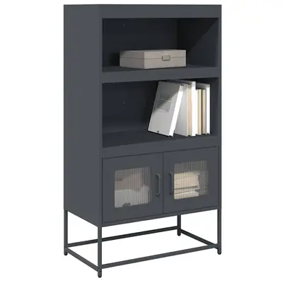 Dulap inalt, antracit, 68x39x123 cm, otel