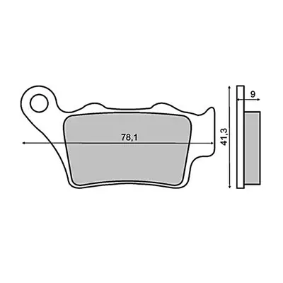 Placute frana BMW F 650 94- 05 Honda NX 500 97- 99