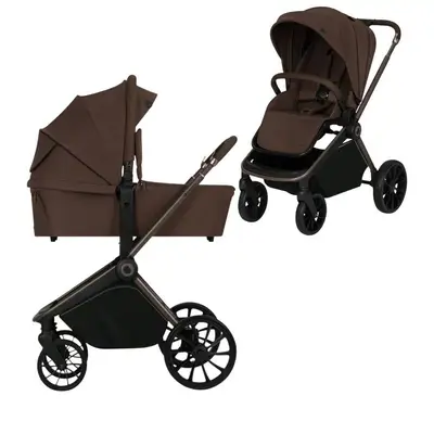 Carucior 2 in 1, Lionelo, Mika Plus, Cadru din aluminiu, Cu landou intarit si salteluta moale…