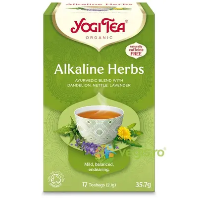 Ceai Ierburi Alcaline (Alkaline Herbs) Ecologic/Bio 17dz 35.7g