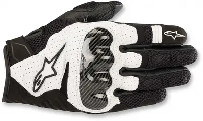 Manusi Alpinestars Smx-1 Air v2 culoarea Negru Alb marimea 3XL