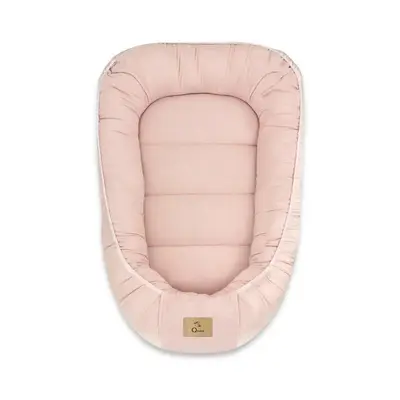 Cosulet bebelus, Qmini, Pentru dormit, Baby Nest 55 x 75 cm, Husa 100% muselina dubla, Material…