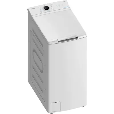Midea Masina de spalat rufe verticala Midea, MF100T60B/W, 6 kg, 1200 rpm, 40x61cm, clasa A, Alb