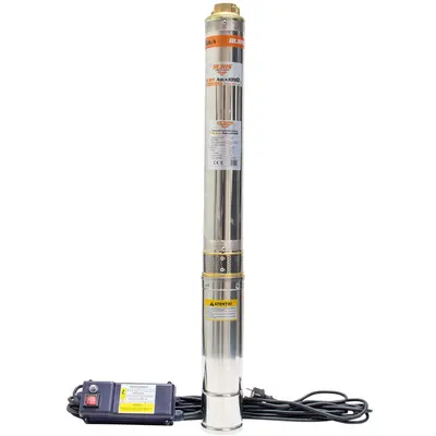 Ruris Pompa submersibila apa curata de adancime Ruris Aqua 1090,corp inox, 1100 W, 4m³/h debit apa…