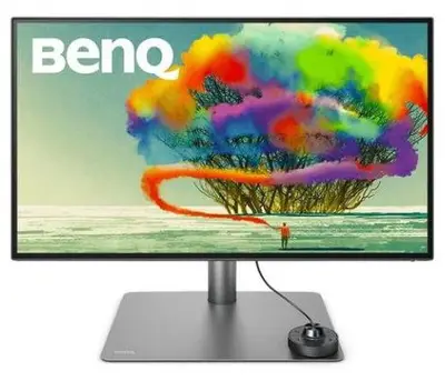 Monitor IPS LED Benq 27inch PD2725U, Ultra HD (3840 x 2160), HDMI, DisplayPort, Thunderbolt, Pivot…