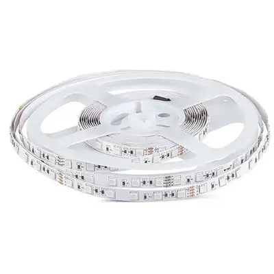 Banda LED SMD5050 24V 60LED/M 3000K IP20 5M V-TAC SKU-212431