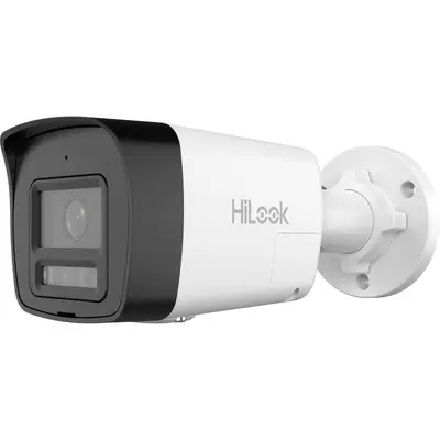 Camera IP bullet Hikvision HiLook IPC-B140HA-LUF/SL, 4MP, dual light 30m, slot card, microfon si…