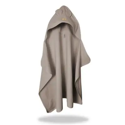 Prosop cu gluga pentru juniori, Qmini, Cu urechi si agatatoare, Dimensiune 120x85cm, Din tricot…