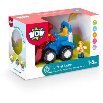 WOW Toys Jucarie pentru copii WOW Toys, Buldoexcavator, Lift-it Luke, 1-5 ani