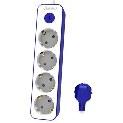 Prelungitor Cu Intrerupator 4 Cai 1.5 M Philips PH-CHP2145U