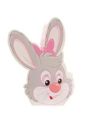 Cutie 3D Iepuraș vesel - roz - Default Title