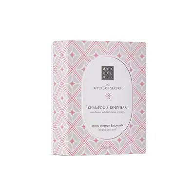 Sampon Solid & Sapun Corp 2 in 1 cu Floare de Cires si Lapte de Orez – Rituals The Ritual of…