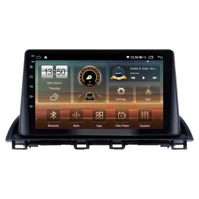 Navigatie dedicata cu Android Mazda 3 2013 - 2019, 4GB RAM, Radio GPS Dual Zone, Display HD QLED 9"…
