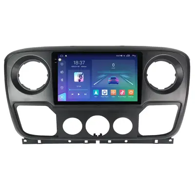 Navigatie dedicata cu Android Renault Master III 2010 - 2019, 4GB RAM, Radio GPS Dual Zone, Display…