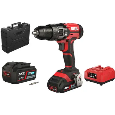 Skil 3020 HC Masina de gaurit cu percutie 0-420/0-1450 rpm, 2xAccu, incarcator si geanta