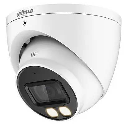 Camera HDCVI Dahua HAC-HDW1200T-IL-A-0280B-S6, 2MP, lentila 2.8mm, Smart Dual Light 40m, microfon…