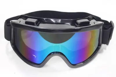 Ochelari cross enduro atv,WB G-03,rama neagra,sticla oglinda