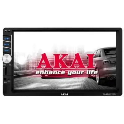 Akai Player auto multimedia 2DIN Akai CA-2DIN7135S,display touchscreen 7 inch, fara DVD, 4x25W…