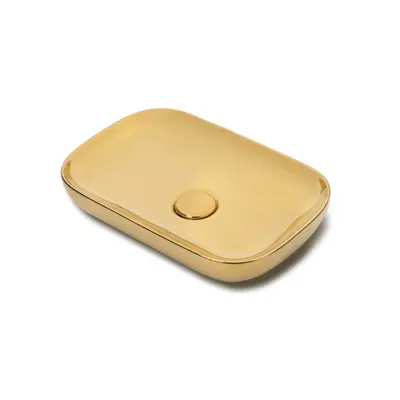 Lavoar baie pe blat Celesta Carina 60 x 40 x 13 cm ceramica auriu (gold)