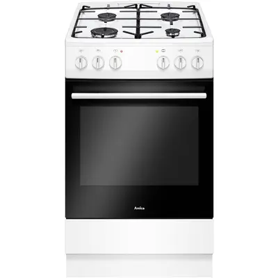 AMICA Aragaz mixt Amica 57GEH2.33ZpPF(W), 50 cm, 62 l, clasa A, alb